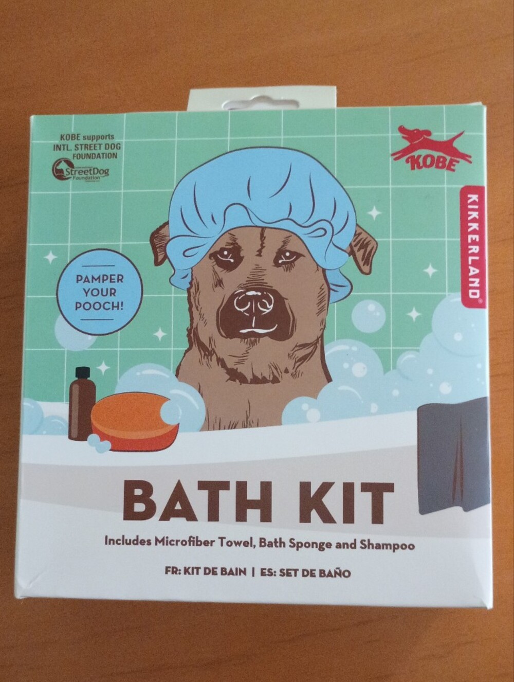 Kikkerland x Kobe Dog Bath Kit